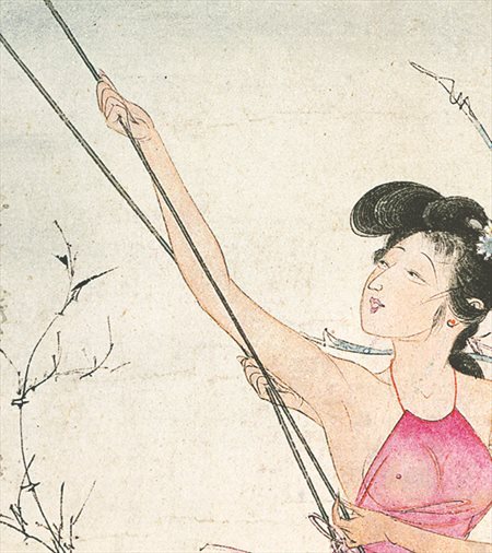 岳普湖-胡也佛的仕女画和最知名的金瓶梅秘戏图